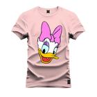 Camiseta Algodão Plus Size Premium Tamanho Especial Mulher Donald