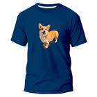 Camiseta Algodão Premium Estampa Digital Cachorro Fofo Leve