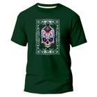 Camiseta Algodão Premium Estampa Digital Caveira Amulet Ju