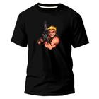 Camiseta Algodão Premium Estampa Digital Rambo Bravo Leve