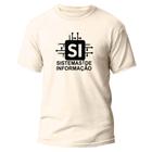 Camiseta Algodão Premium Estampa DTF Sistema da Informação