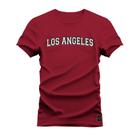 Camiseta Algodão Premium T-Shirt Los Angeles Scrit