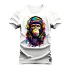 Camiseta Algodão Premium T-Shirt Nft Monkey