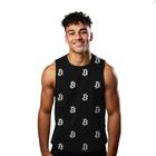 Camiseta Algodão Regata Verão Estilo Moda Praia Bitcoin Dinheiro Cripto 407