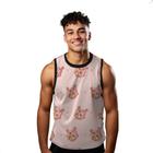 Camiseta Algodão Regata Verão Estilo Moda Praia Cartoon Animal Anime Coração 267