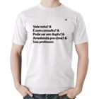 Camiseta Algodão Sou professor - Foca na Moda