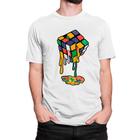 Camiseta Algodão T-Shirt Estampada Cubo Magico