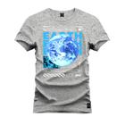 Camiseta Algodão T-Shirt Premium Estampada Earth Terra