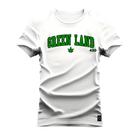 Camiseta Algodão T-Shirt Premium Estampada Green Land