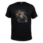 Camiseta Algodão Tecido Macio Demon Guerreiro