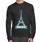 Camiseta Algodão Torre Eiffel Amazing Manga Longa - Foca na Moda