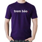 Camiseta Algodão Trem bão - Foca na Moda