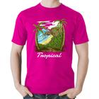 Camiseta Algodão Tropical Beach - Foca na Moda