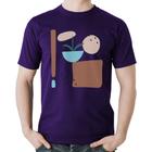 Camiseta Algodão Vaso de Planta Minimalista Abstrato - Foca na Moda