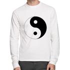 Camiseta Algodão Yin-Yang Manga Longa - Foca na Moda