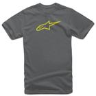 Camiseta Alpinestars Ageless Classic Cinza/Amarelo