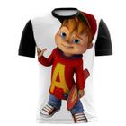 Camiseta Alvin e os Esquilos Aventura Música Diversão 1