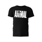 Camiseta Animal Algodao - Universal (preto Gg)