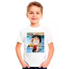 Camiseta anime one pieces desenho infantil15