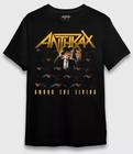 Camiseta Anthrax - Among The Living - Licenciada -TOP