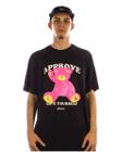 Camiseta Approve Bold Hi Bear 5392 Preto Preto