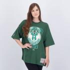 Camiseta Approve Over New NBA Bucks Feminina Verde