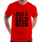 Camiseta Aqui é galo - Foca na Moda