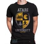 Camiseta Atari Video Game Retrô Camisa Geek Jogos Filmes Blusa Geek