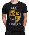 Camiseta Atari Video Game Retrô Camisa Geek Jogos Filmes