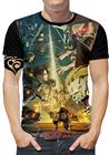 Camiseta Attack on Titan PLUS SIZE Masculina Blusa Guerra