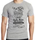 Camiseta Ave Maria Oração Blusa criança infantil juvenil adulto camisa tamanhos