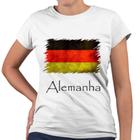 Camiseta Baby Look Alemanha Bandeira País