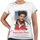 Camiseta Baby Look Beato Carlo Acutis Religiosa Igreja