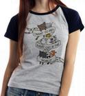 Camiseta Baby Look Blusa Feminina Cat pet world