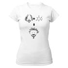 Camiseta Baby Look Divertida Albert Einstein Cafeina