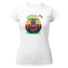 Camiseta Baby Look Divertida Namaste Filha da p
