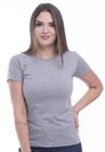 Camiseta Baby Look Feminina 100% Algodão Macia e Lisa Tech 001