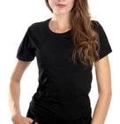 Camiseta Baby Look Feminina Algodão Lisa Blusinha Babylook