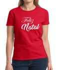 Camiseta Baby Look Feminina Feliz Natal Frase Fim De Ano Lançamento!!