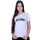 Camiseta Baby Look Feminina Garota de 90