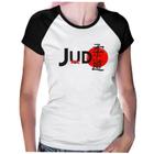 Camiseta Baby look feminina lutadora treino judô judoca