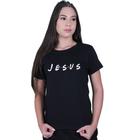 Camiseta Baby Look Feminina Moda Cristã Jesus