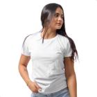 Camiseta Baby look Feminina Techmalhas 100% Algodão basica e lisa