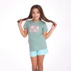 Camiseta Baby Look Infantil em Meia Malha com Estampa