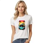 Camiseta Baby Look Jeep off road sunset art