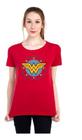 Camiseta Baby Look Mulher Maravilha Wonder Woman Justiça