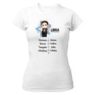 Camiseta Baby Look Signo Cute Libra