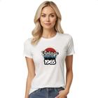 Camiseta Baby Look Vintage being awesome 1965