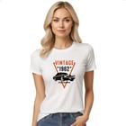 Camiseta Baby Look Vintage Pecas Originais 1962