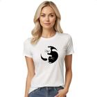 Camiseta Baby Look Yin e Yang Cats